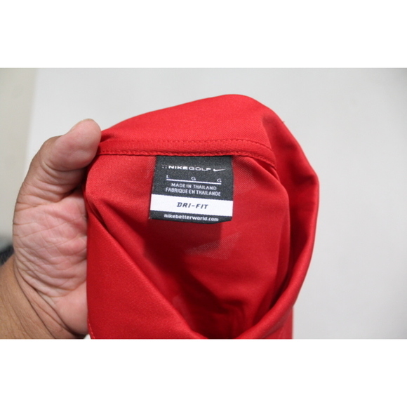 Nike Men Dri Fit Polo Shirt Red Active Size XL - Picture 2 of 8